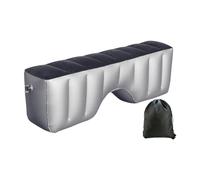 Llazsybz Car Inflatable Mattress Back Seat Cushion Filler Removable Accessory PVC Flocked Lightweight Suitable for Road Trip Long Rest Hard, Standard No Pump