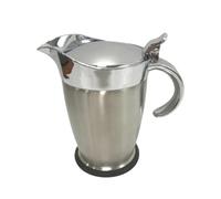 Llazsybz Stainless Steel Sauce Jug, 750ml Non-Slip Multi-Purpose Dispenser for