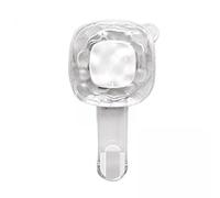 Llazsybz Wall Hooks with 6 Sturdy, Transparent, Rotating TPE Hooks for Towels, Clothes, Keys, And for The Kitchen, 4 Pcs