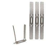 LLB Pre-Galvanised Drywall Brackets for Plasterboard Dry Lining Systems Wall Ceiling Timber Joint 125mm/300mm (Pack of 50)