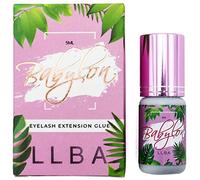 LLBA Eyelashes Glue for Professional - Clear & Black Adhesive | Multi Selctions for Drying Time 0.5-3 Sec | 0.17fl.oz - 5ml | Extra Strong Adhesive for Lash Extensions | Retention 7-8 Weeks (Babylon)