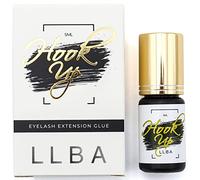 LLBA Eyelashes Glue for Professional - Clear & Black Adhesive | Multi Selctions for Drying Time 0.5-3 Sec | 0.17fl.oz - 5ml | Extra Strong Adhesive for Lash Extensions | Retention 7-8 Weeks (Hook-Up)