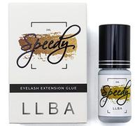 LLBA Eyelashes Glue for Professional - Clear & Black Adhesive | Multi Selctions for Drying Time 0.5-3 Sec | 0.17fl.oz - 5ml | Extra Strong Adhesive for Lash Extensions | Retention 7-8 Weeks (Speedy)