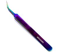 LLBA Lash Tweezers, Fiber Tip Grip (Galaxy, Abracadabra Isolation)