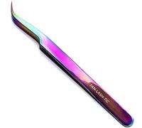 LLBA Lash Tweezers, Fiber Tip Grip (Galaxy, Fan-lash-tic | Volume)