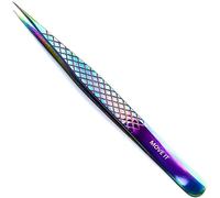 LLBA Lash Tweezers, Fiber Tip Grip (Galaxy, Move It Classic)
