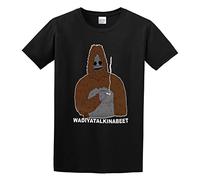 Llbang Sassy Sasquatch Popcorn Big LEZ Show O-Neck 100% Cotton Short Sleeve Unisex T-Shirt XXXL Black