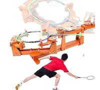 LLBMmm Winch Type Personal Stringing Tools, Stringing Machine, with Tools/Accessories, 6-Point Fixed/Force Exceeding 60 Lb, for Badminton Racket, Racquet, Tennis Racket, DIY Squash,A