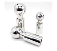 LLBOGRGGN 1PC BSP1/2 DN15 SS304 Stainless Rotary Spray Ball Female Thread CIP Tank Cleaning Head 360 Degree Coverage