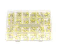 LLBOGRGGN 240Pcs Correction Capacitor Assorted Kit 24Values x 10Pcs 100V 102J-105J Polypropylene Film Capacitors Set