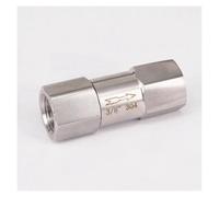 LLBOGRGGN 3/8" BSP Female 304 Stainless Steel One Way Check Valve Non-Return in Line Valve 3-60 Bar