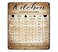 LLBOGRGGN Nostalgic Cook Helper Metal Tin Sign Vintage Kitchen Tool Wall-Art Laundry Room Mudroom 8 X 12 inch