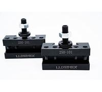 LLDSIMEX 2PCS SETS Quick Change Turning and Facing Holder 250-101 for Lathe Tool Post Holder