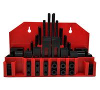LLDSIMEX 58Pc T-Slot Clamping Kit Mill Machinist Set: 1/2" Table Slots