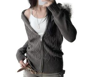 LLECDASEUI Faux Fur Trim Hoodies for Women, Y2k Cable Knit Long Sleeve Cropped Sweatshirt, Zip Up Slim Jacket with Fur Hood