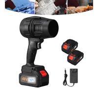 LLELEMAMO Turbodry Car Dryer, Turboglass Car Blower, High Powered Battery Powered Car Dryer Air Blower, Handheld Portable Cordless Turbodry Plus Car Dryer, for Cleaning, Camping, Outdoor (Balck-B)