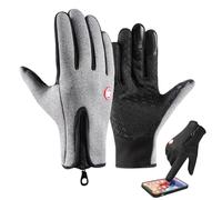 LLELEMAMO Velura Winter Gloves, Thermal Touch Screen Windproof Gloves, Ultimate Waterproof All-Day Warmth Velura Glove (Gray)