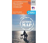 Explorer Active 254 Lleyn Peninsula East Map With Digital Version - Orange, Orange One Size
