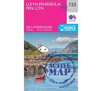 Landranger Active 123 Lleyn Peninsula Map With Digital Version - Pink, Pink One Size
