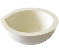 LLF Ceramic Crucible Bowl Dish Cup Furnace Melting Casting Refining Gold Silver (250g)
