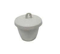 LLF Chemical Porcelain Crucible with Lid Cover Lab Crucible (20ml, 30ml, 40ml, 70ml, 100ml, 200ml, 300ml) (40ml) (20ml)