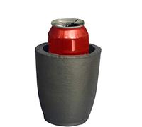 LLF Clay Graphite Crucible Foundry Cup Furnace Torch Melting Casting Refining Gold Silver Copper Brass Aluminum Lead Zinc and Alloys (#3 (Capacity 350ML))