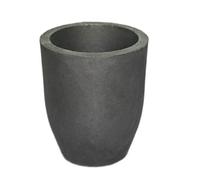 LLF Clay Graphite Crucible Foundry Cup Furnace Torch Melting Casting Refining Gold Silver Copper Brass Aluminum Lead Zinc and Alloys (#2 (Capacity 200ML))