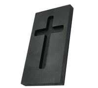 LLF Cross Graphite Casting Ingot Mold Metal Refining Scrap Gold Silver Cross Mold