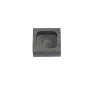 LLF Gold Silver Graphite Ingot Mold Mould Crucible for Melting Casting Refining (25g)