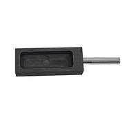 LLF Gold Silver Graphite Ingot Mold Mould Crucible for Melting Casting Refining with Metal Bar (1kg)