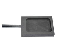LLF Gold Silver Graphite Ingot Mold Mould Crucible for Melting Casting Refining with Metal Bar (1kg (Flat))