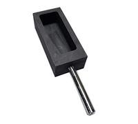 LLF Gold Silver Graphite Ingot Mold Mould Crucible for Melting Casting Refining with Metal Bar (2kg)