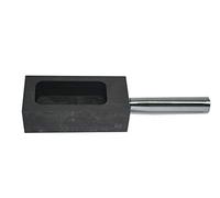 LLF Gold Silver Graphite Ingot Mold Mould Crucible for Melting Casting Refining with Metal Bar (500g)