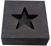 LLF Star Graphite Casting Ingot Mold Metal Refining Scrap Gold Silver Star Mold
