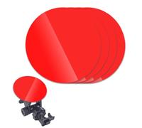 LLFYXM 4-Pack Dash Cam Mount Adhesive Pads, 50mm Round double sided sticky pads, dashcam sticky pads Made with 3M VHB, dash cam sticky pads for Dash Cam, Camera Holders, GPS, Dashboard, Windscreen