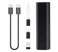 LLFYXM Multi USB Charging Adapter Cable Kit with USB C to Lightning USB A to USB C,60W Fast Charging and Data Transfer, Travel Converter Set with SIM Card Tray Eject Too Storage Slots
