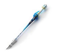 LLGJ Furina Cosplay Props Sword Splendor of Tranquil Waters,1: 1 Restore Size:39" inch Blue, Blue, Over Size