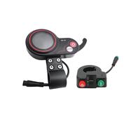 LLhappy-QS-S4 48V-60V Thumb Throttle LCD Display Meter+Switch Button for Zero 8 9 10 8X 10X Electric Scooter 6PIN