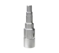 LLHCF 1/2inch 3/8 Drive Universally Pagoda Head Adapter Joints 5 Steps Stepped Radiators Spud Wrench Adapter Lugs Repair Step Wrench