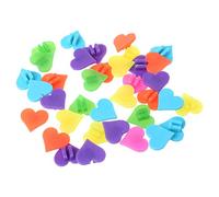 LLHCF 1 Bag Bicycle Spoke Beads Decoration Colorful Heart Shape Kids Bike Wheel Clip Bike Equipment Bicycle Accessories Cycling Accessories For Men Women Road For Handle Flywheel Chain Kids Kit No