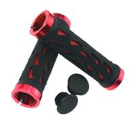 LLHCF 1 Pair Bicycles Handlebars Grip Rubber Covers Bikes Handle Grip Covers Antislip Cyclings Handlebars Grip With End Plugs Locking On Bike Grips