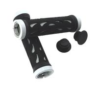 LLHCF 1 Pair Bicycles Handlebars Grip Rubber Covers Bikes Handle Grip Covers Antislip Cyclings Handlebars Grip With End Plugs Locking On Bike Grips
