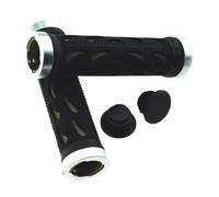LLHCF 1 Pair Bicycles Handlebars Grip Rubber Covers Bikes Handle Grip Covers Antislip Cyclings Handlebars Grip With End Plugs Locking On Bike Grips