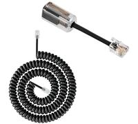 LLHCF 1 Set 360 Degree Rotating Swivels Cord RJ9 Landline Handset Cord Cable Telephone Handset Cord Detanglers