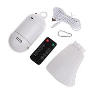 LLHCF 10.6inch 4 Speed Remote Control Timing 4000mAh USB Ceiling Fan Hanging Fan Quiet Camping Outing Tent Canopy- Dorm Fan