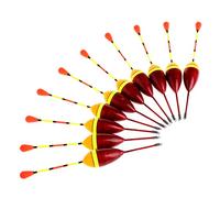 LLHCF 10pcs Carp Fishing Floats Set Buoy Bobber Stick For Fish Tackle Vertical 2# 4.5g Fishing Bobbers Assortment