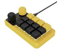 LLHCF 12 Key Mechanical Macros Keypad With RGBs Lighting Programmable Shortcut And Type C Cable Included