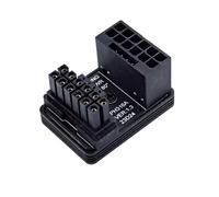 LLHCF 12VHPWR ATX3.0 PCIE 5.0 Power Adapter 12+4Pin To 12+4 16Pin Down Angled 180 Degree Adapter For Graphics Cards