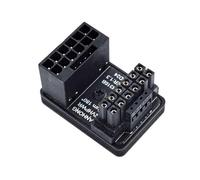 LLHCF 12VHPWR ATX3.0 PCIE 5.0 Power Adapter 12+4Pin To 12+4 16Pin Down Angled 180 Degree Adapter For Graphics Cards