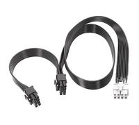 LLHCF 18AWG 8Pin Graphics Card Power Cable For Km3 Series 8Pin Power Supply/ 8pin To Two 8pin 6pin Splitter Cord 60CM